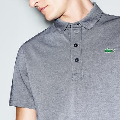 Lacoste Mens Polo - Grey/Blue - main image