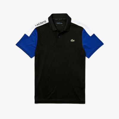 Lacoste Mens Sport Polo - Black/Blue/White - main image