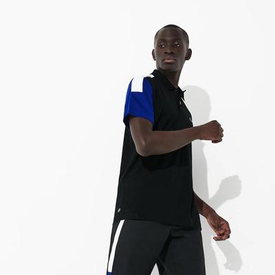 Lacoste Mens Sport Polo - Black/Blue/White - main image