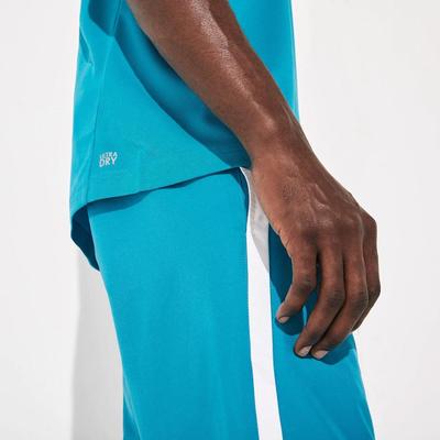 Lacoste Mens Sport Polo - Turquoise/Navy Blue/White - main image