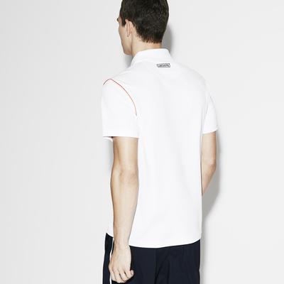 Lacoste Sport Mens Two Tone Polo - White/Navy/Etna Red - main image