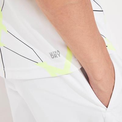 Lacoste Mens Graphic Breathable Pique Polo - White - main image