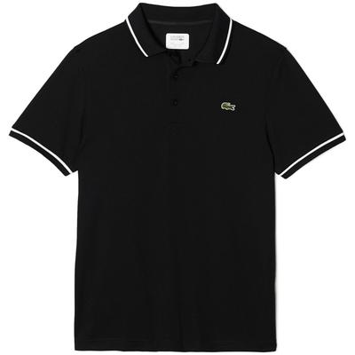 Lacoste Sport Mens Ultra-Dry Tennis Polo - Black/White - main image