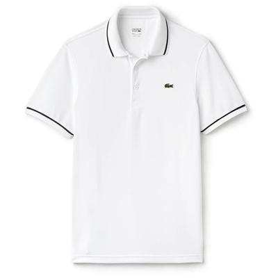Lacoste Sport Mens Ultra-Dry Tennis Polo - White/Navy - main image