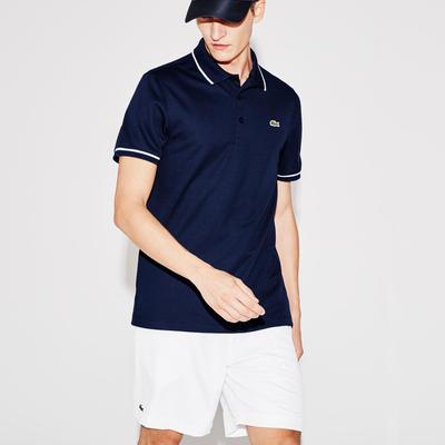 Lacoste Sport Mens Ultra-Dry Tennis Polo - Navy/White