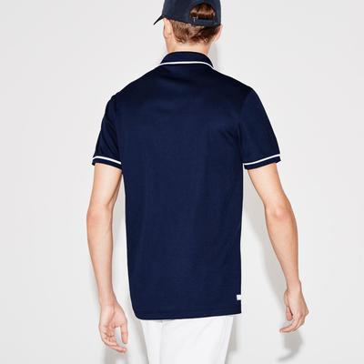 Lacoste Sport Mens Ultra-Dry Tennis Polo - Navy/White - main image