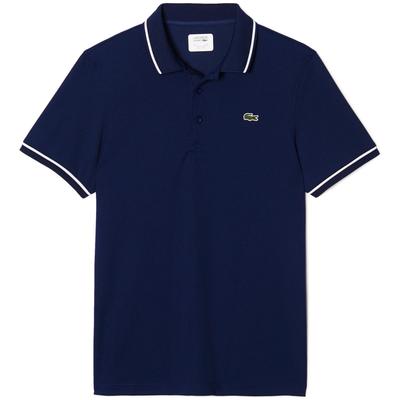 Lacoste Sport Mens Ultra-Dry Tennis Polo - Navy/White - main image