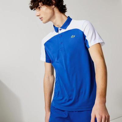 Lacoste Mens Tennis Polo - Blue/White - main image