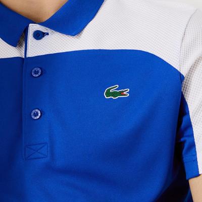 Lacoste Mens Tennis Polo - Blue/White - main image