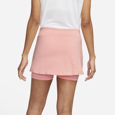 Nike Womens Dri-FIT Victory Tennis Skirt - Bleached Coral/White