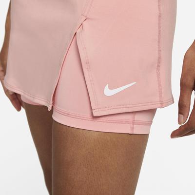 Nike Womens Dri-FIT Victory Tennis Skirt - Bleached Coral/White - main image