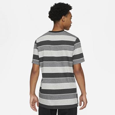 Nike Mens Striped T-Shirt - Grey - main image