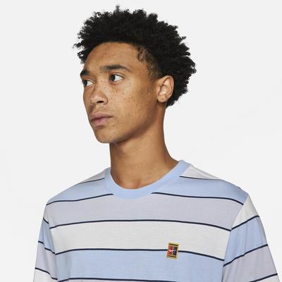 Nike Mens Striped T-Shirt - Aluminium - main image