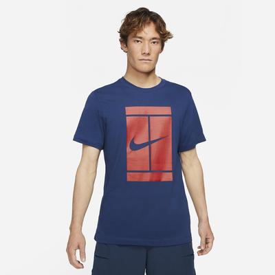 Nike Mens Tennis T-Shirt - Binary Blue - main image