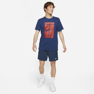 Nike Mens Tennis T-Shirt - Binary Blue - main image