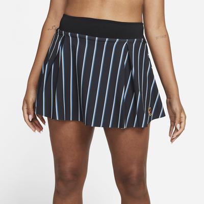 Nike Womens Club Stripe Tennis Skirt - Black