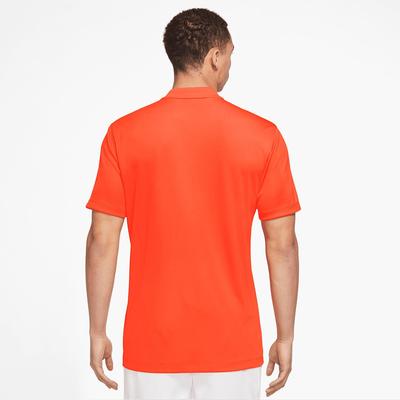 Nike Mens Dri-FIT Tennis Polo - Orange - main image