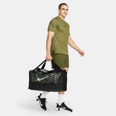 Nike Brasilia 9.5 Medium Duffle Bag - Green/Black - main image