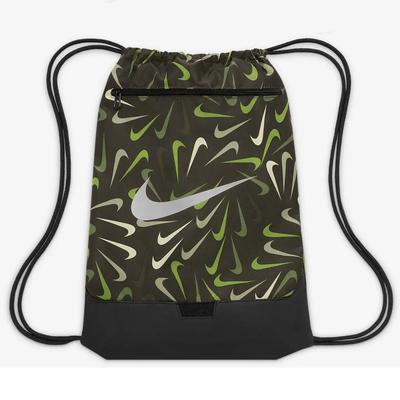 Nike Brasilia 9.5 Gym Sack - Green/Black