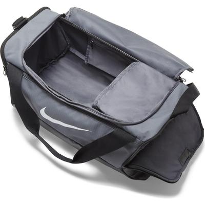 Nike Brasilia 9.5 Small Duffle Bag - Grey/Black - main image