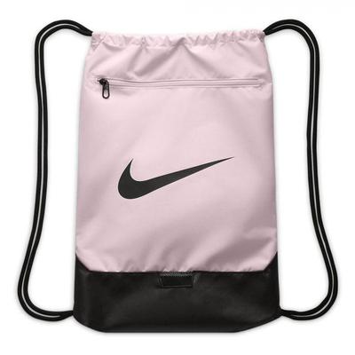 Nike Brasilia 9.5 Gym Sack - Light Pink/Black