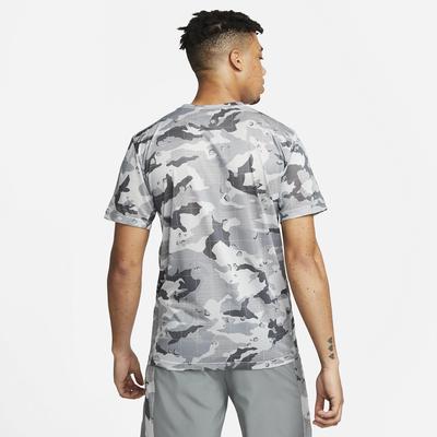 Nike Mens Dri-FIT Camo Tee - Grey - main image