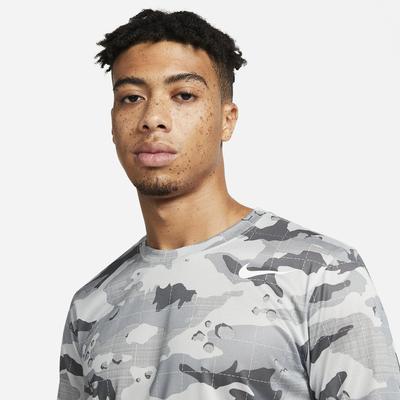 Nike Mens Dri-FIT Camo Tee - Grey - main image