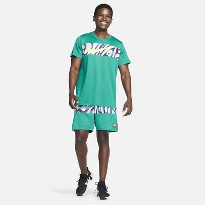 Nike Mens Dri-FIT Sport Clash Shirt - Malachite/Atomic Green - main image