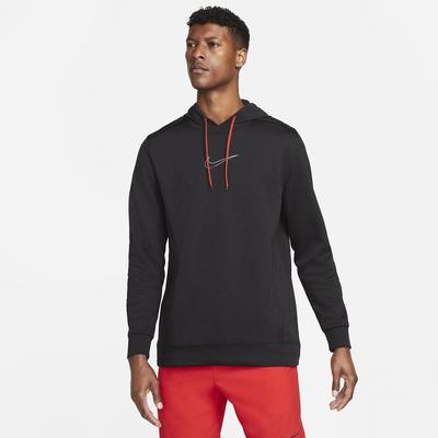 Nike Mens Training Hoodie - Black/Cinnabar - main image