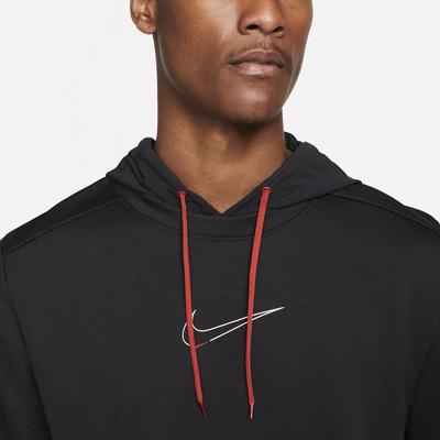 Nike Mens Training Hoodie - Black/Cinnabar - main image