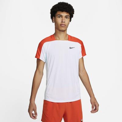 Nike Mens Dri-FIT Slam Top - Team Orange/Glacier Blue - main image