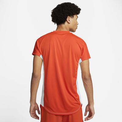 Nike Mens Dri-FIT Slam Top - Team Orange/Glacier Blue