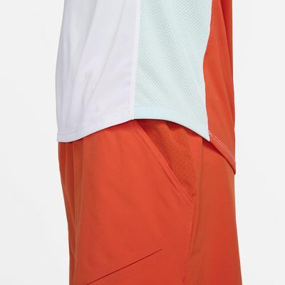 Nike Mens Dri-FIT Slam Top - Team Orange/Glacier Blue