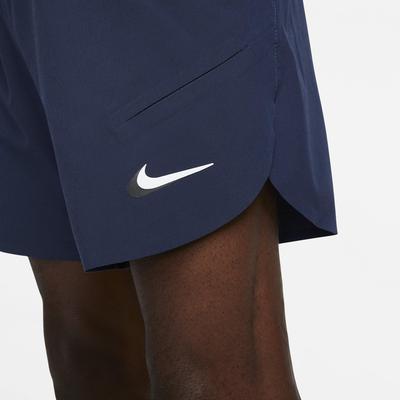 Nike Mens Dri-FIT Advantage Slam 7 Inch Tennis Shorts - Midnight Navy