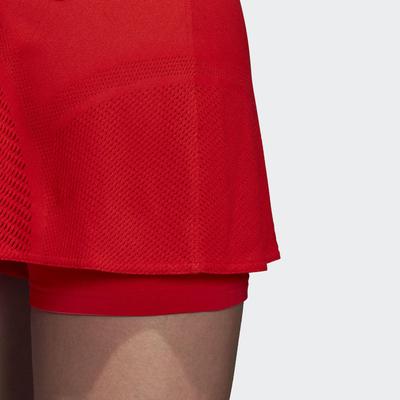 Adidas Womens SMC Barricade Skort - Core Red - main image