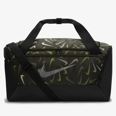 Nike Brasilia 9.5 Small Duffle Bag - Green/Black