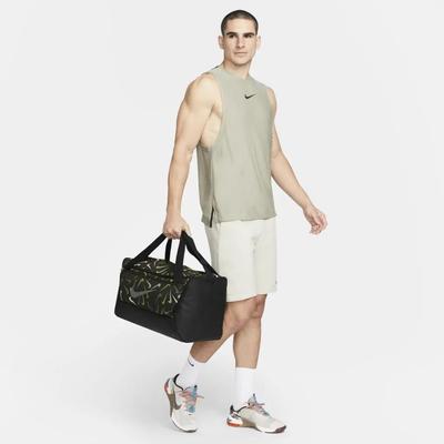 Nike Brasilia 9.5 Small Duffle Bag - Green/Black