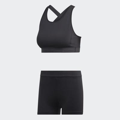 Adidas Womens Escouade Dress - Black/White - main image