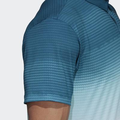 Adidas Mens Parley Polo Shirt - Easy Blue/White - main image
