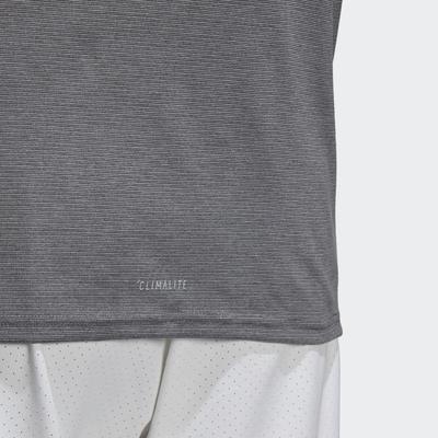 Adidas Mens Escouade Polo - Grey Heather/Black - main image