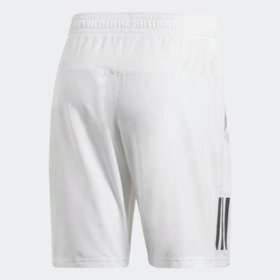 Adidas Mens Club 3-Stripes 9-inch Tennis Shorts - White/Black - main image
