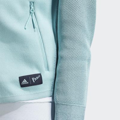 Adidas Womens Z.N.E. Heartracer Parley Jacket - Blue Spirit/Petrol Night - main image