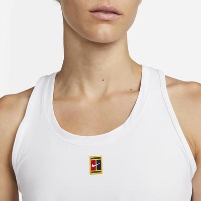 Nike Womens One Heritage Tennis Tank - White - main image