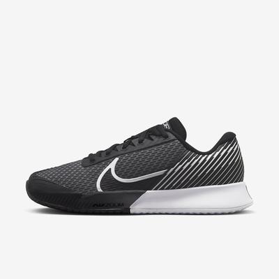 Nike Womens Court Air Zoom Vapor Tennis Shoes - Black - main image