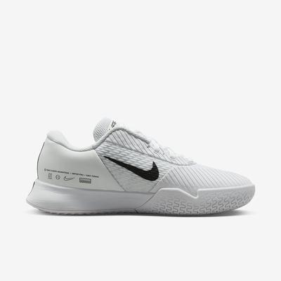 Nike Womens Court Air Zoom Vapor Tennis Shoes - White/Black