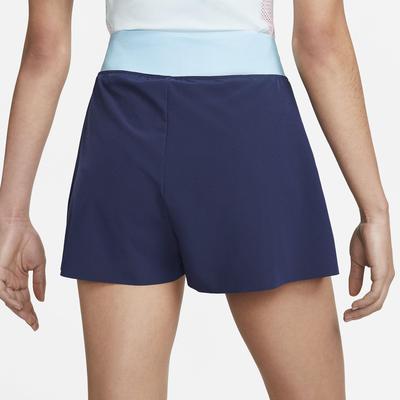 Nike Womens Dri-FIT Slam Shorts - Midnight Navy/Glacier Blue - main image