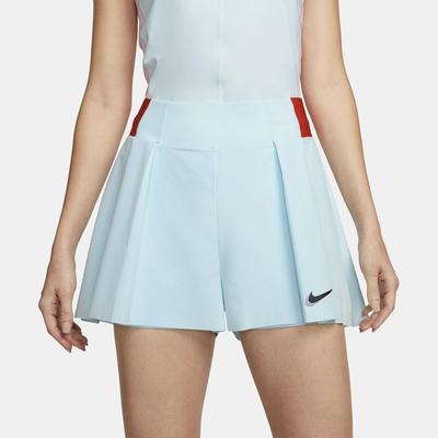 Nike Womens Dri-FIT Slam Shorts - Glacier Blue/Team Orange - main image