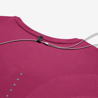 Nike Womens Dri-FIT Contour Short Sleeve Top - Vivid Pink - main image