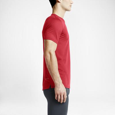 Nike Mens Dri-FIT Cool Tailwind Running Crew - Daring Red - main image