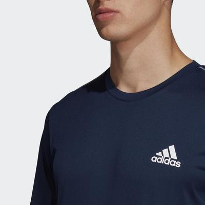 Adidas Mens 3-Stripes Club Tee - Navy - main image